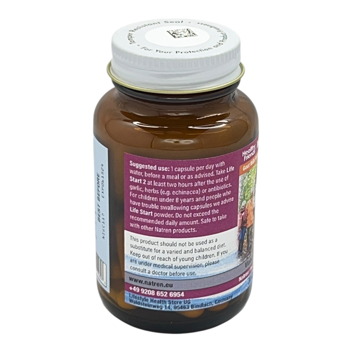 Natren Lifestart 2 goat milk probiotics suggested use